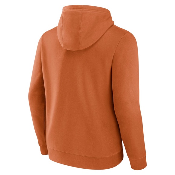 Texas Longhorns Fanatics Iconic Fleece Down The Field Pullover Hoodie  NWT - Picture 3 of 3